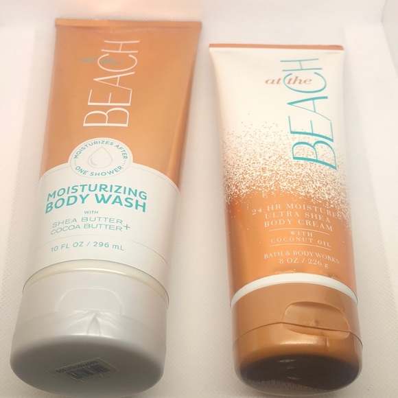 Bath & Body Works Other - Used Almost Full 🏖️ At the Beach Body Wash & Body Cream Bath & Body Works 🌊